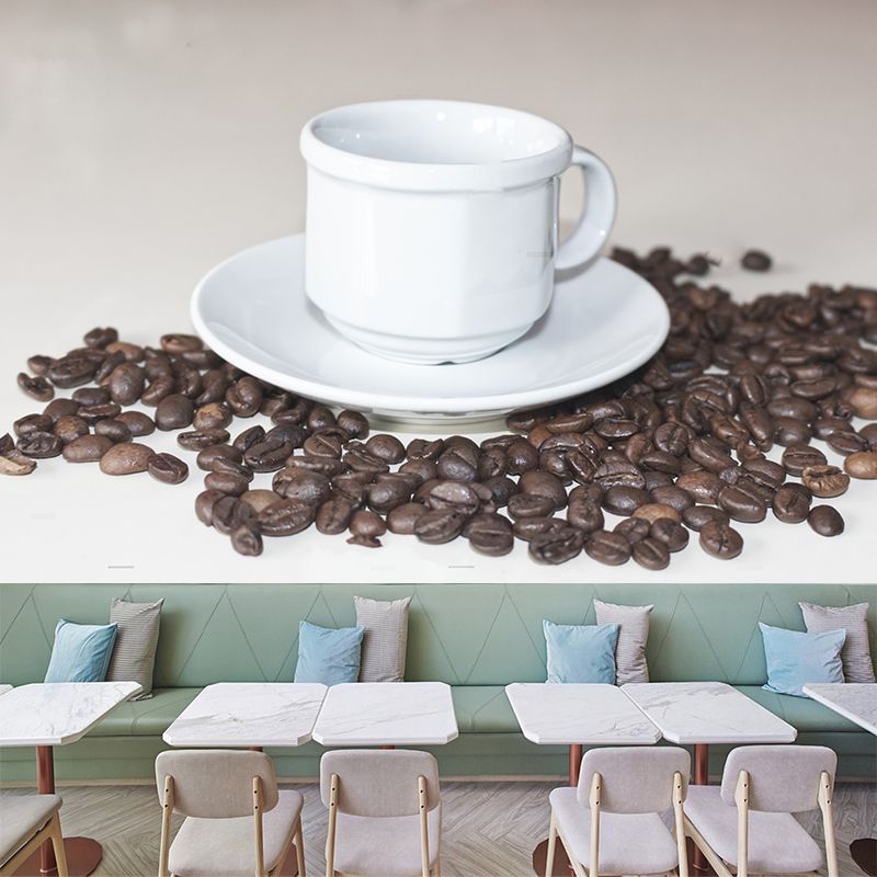 Aromatic Coffee Moisture Resistant Coffee Shop Wall Decoration, Made to Measure
