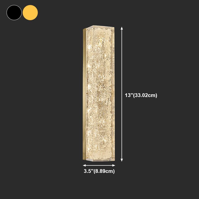 Modern Style Geometry Shape Wall Sconce Metal 1 Light Sconce Lighting for Living Room