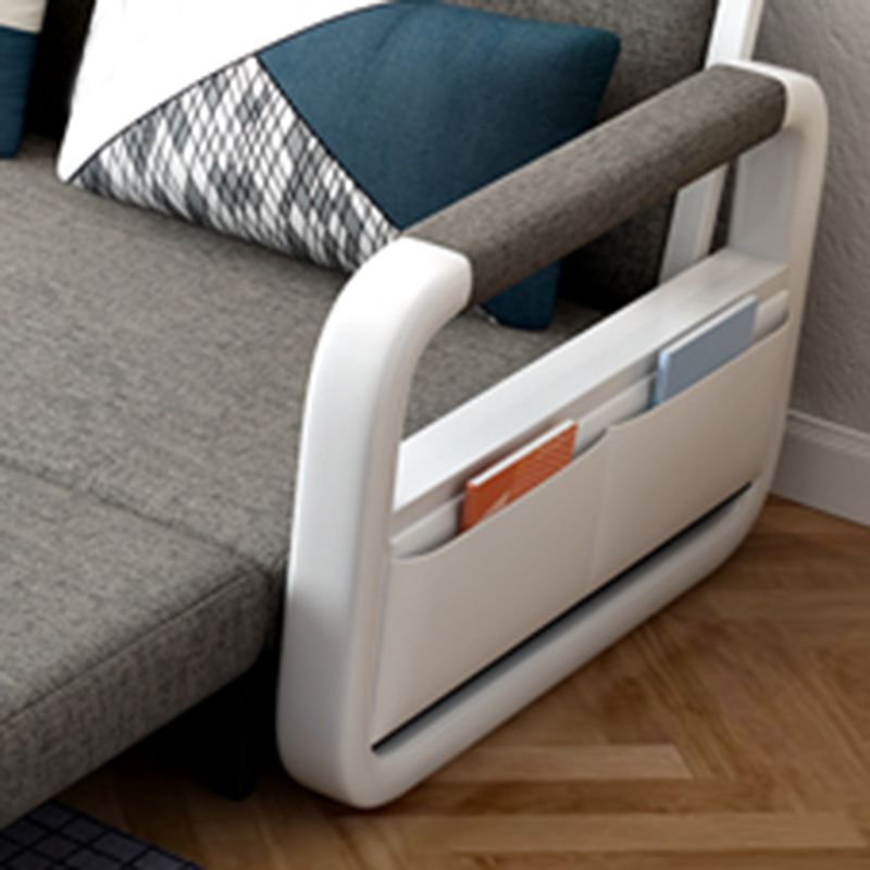 35" Wide Contemporary Sleeper Sofa Futon Storage Sleeper Sofa