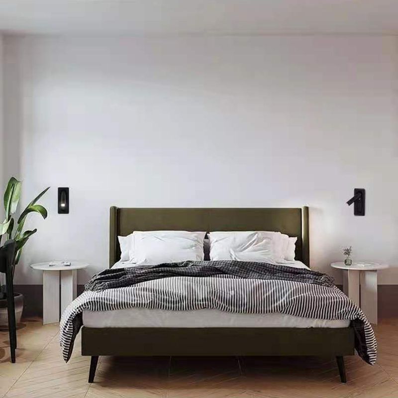 Modern Minimalist Style Lettura Lampada da parete Metal 1 Luce Light Reading Wall Light per camera da letto