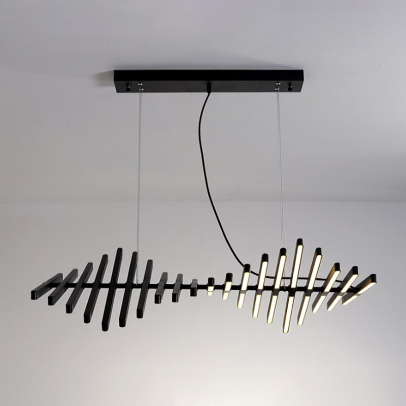 Nordic LED Island Lighting Fixture Creative Metal Pendant Light for Dining Room