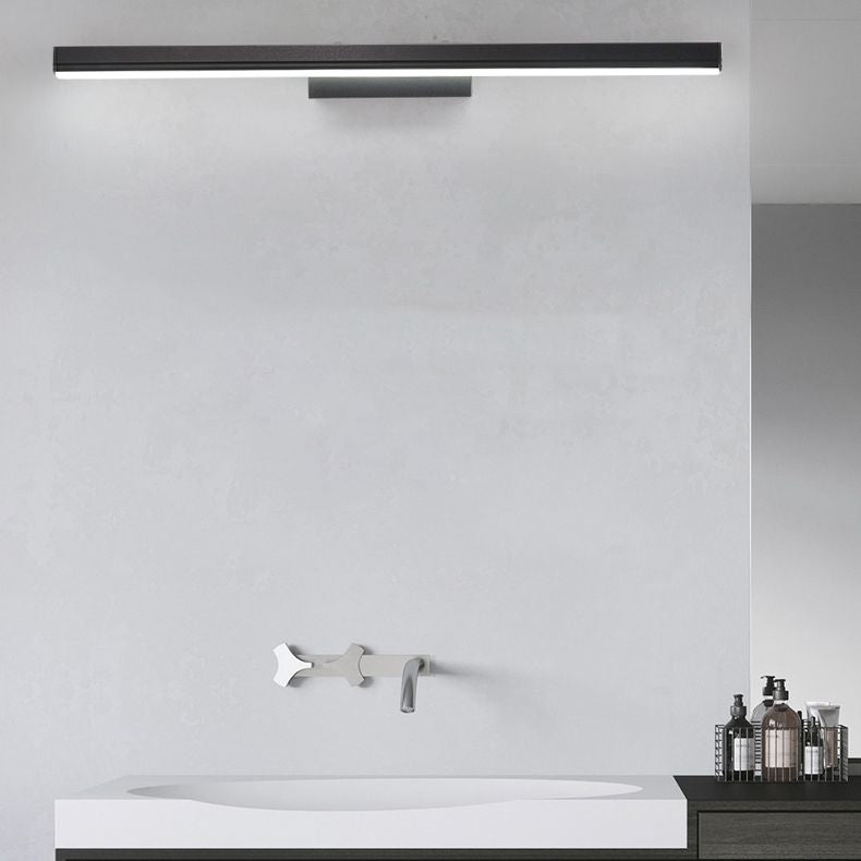 Style minimaliste moderne de style cylindrique de vanité murale lumineux acrylique 1 luminaire mural de vanité légère