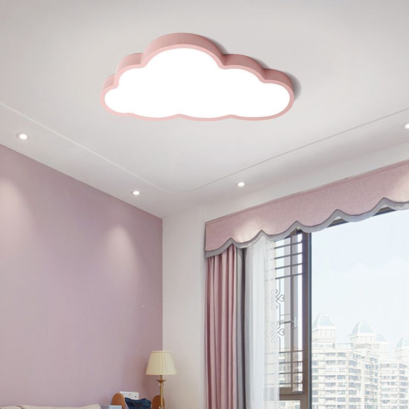 Cloud Flush Mount Light Fixtures Kids Acrylic Ceiling Light Fixtures for Bedroom