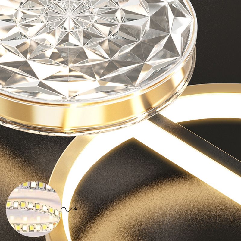 Nordic Linear Island Chandelier Light Metal Dinning Room LED Island Lightture en or-noir