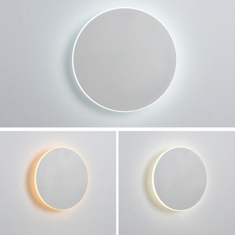 Acryl runde Schatten Wandleuchte modern