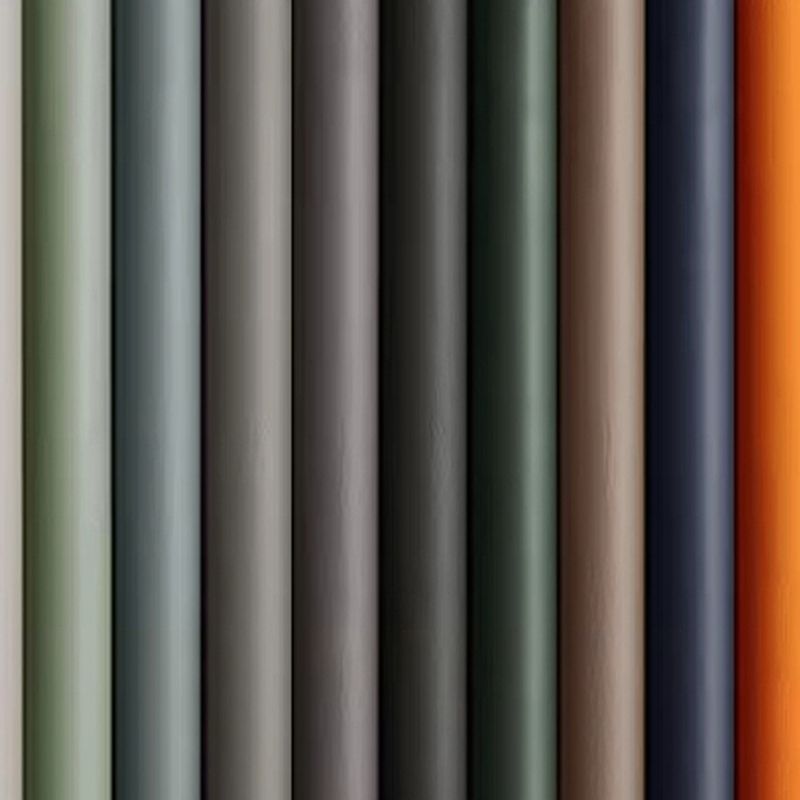 Modern Brown Water Resistant Pouf Lace Round Pouf for Living Room