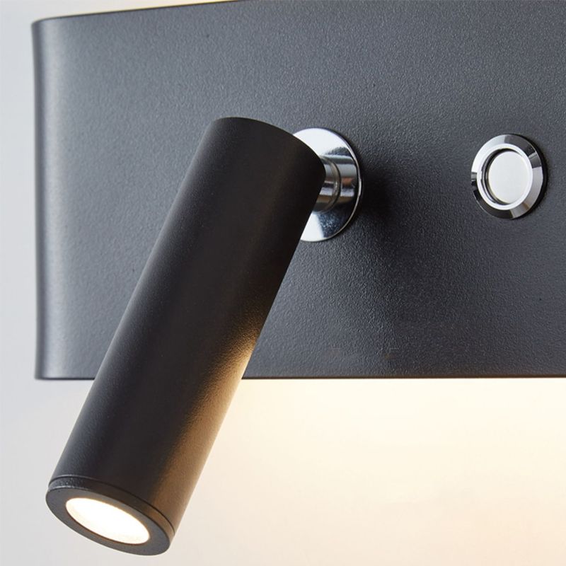 Rectangle Shape Metal Wall Lighting Ideas Modern Style Wall Mounted Light Fixtures