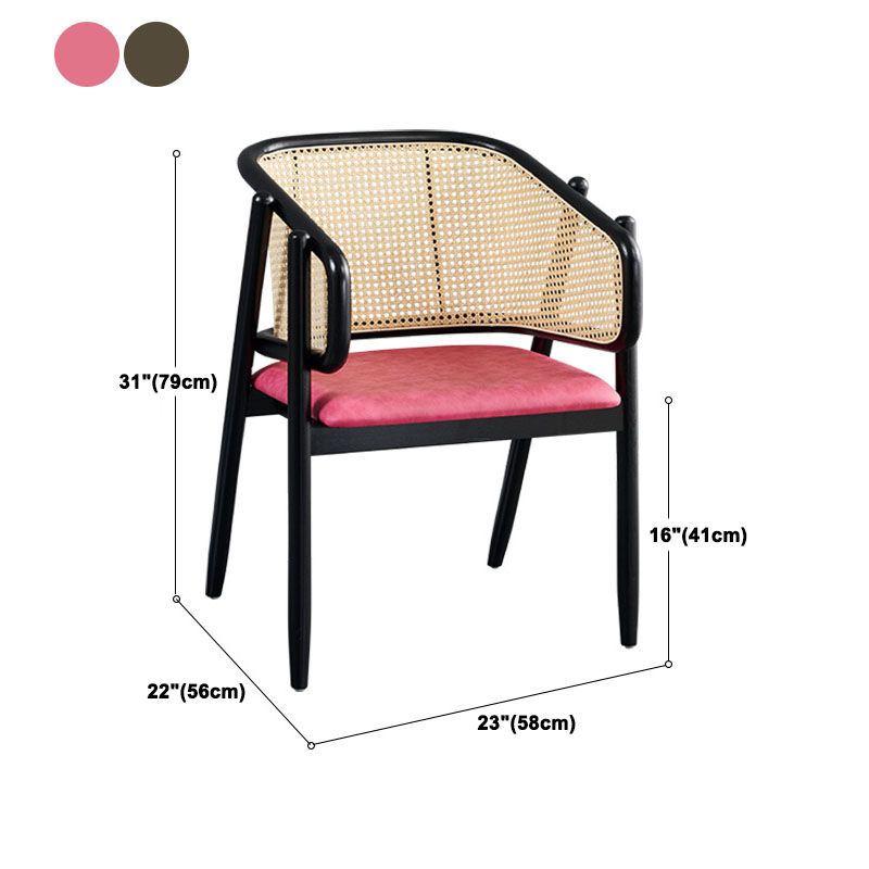 Traditional Style Chairs Dining Wooden Arm Chairs for Kitchen