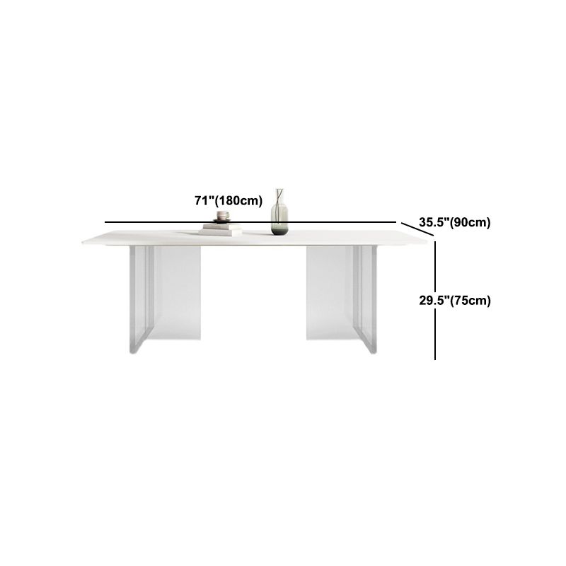 Modern Dining Set Stone 1/2/7 Pieces Dining Furniture for Home