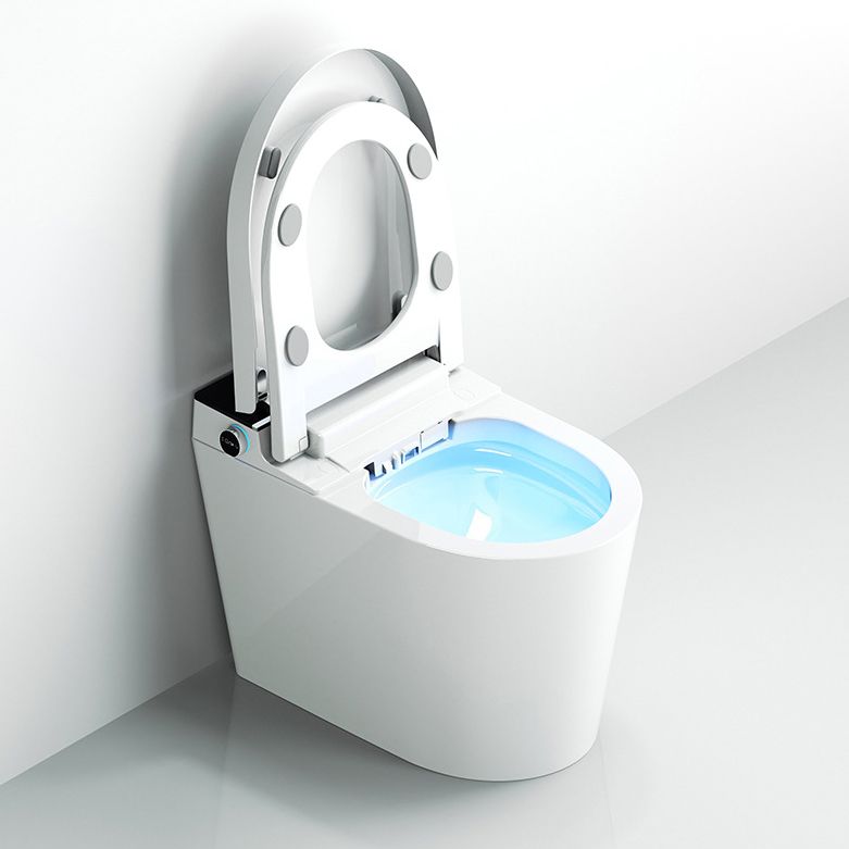 Modern Floor Mount Urine Toilet White Siphon Jet Toilet Bowl with Toilet Seat