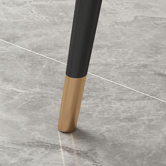 Dining Room Sets Scandinavian Metal Base Formal Rectangle Dining Table Set for Home