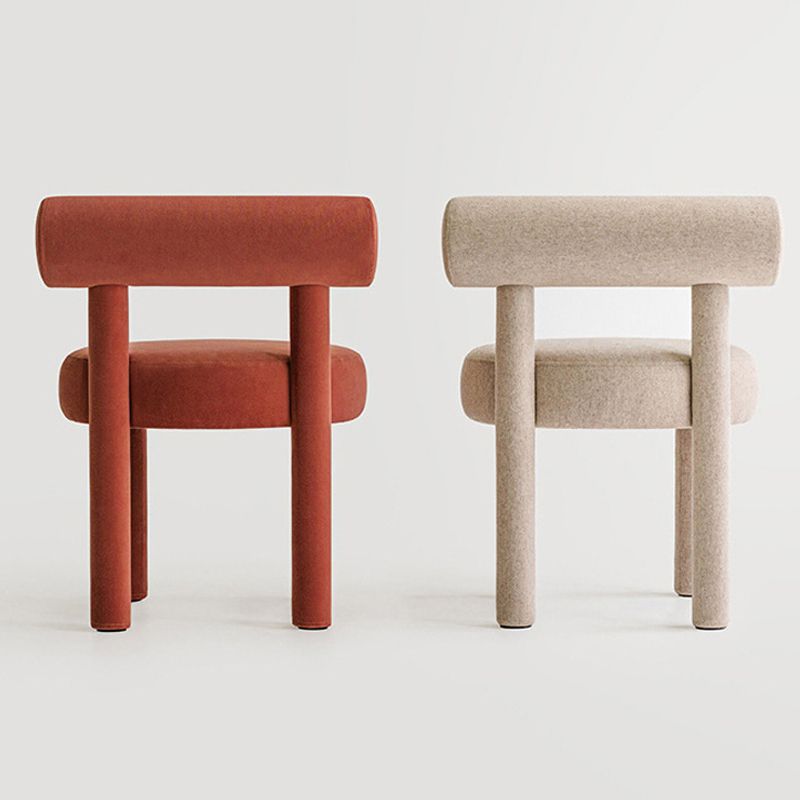 21.65" Wide Scandinavian Style Single Sofa Chair Fixed Back Accent Chair