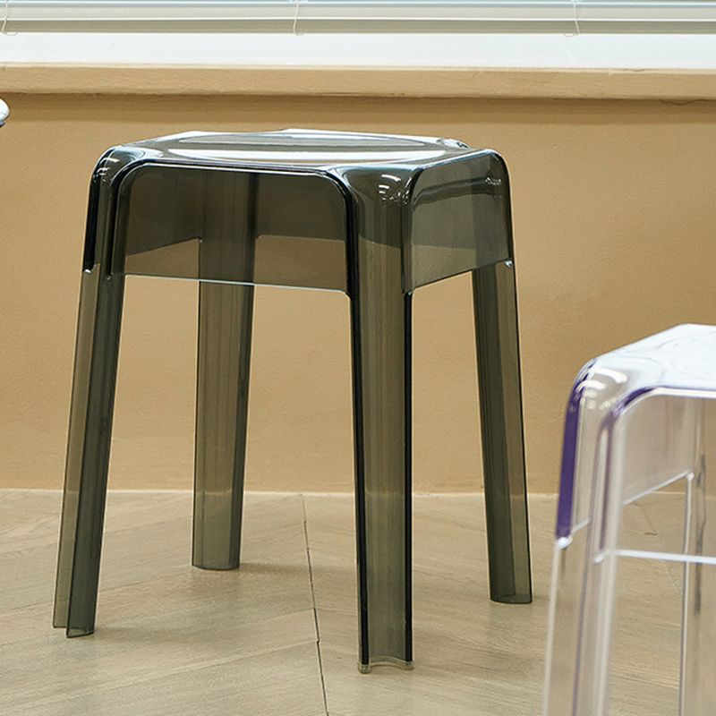 Contemporary Bar-stool Plastic Counter Bar Stool for Restaurant