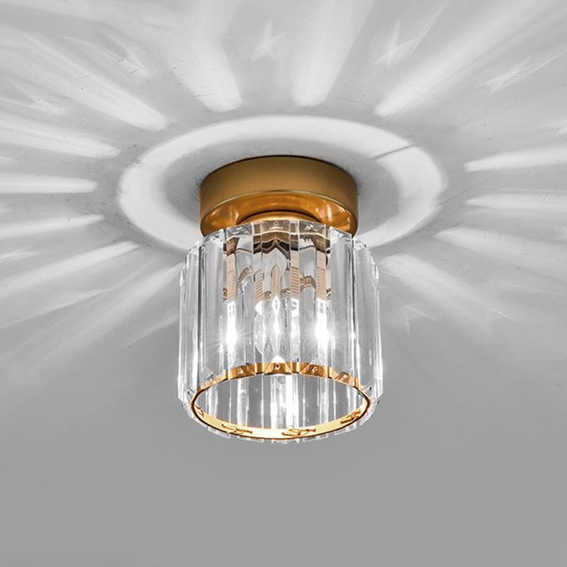 Nordic Ceiling Light Crystal Flush Mount Light Fixture for Bedroom