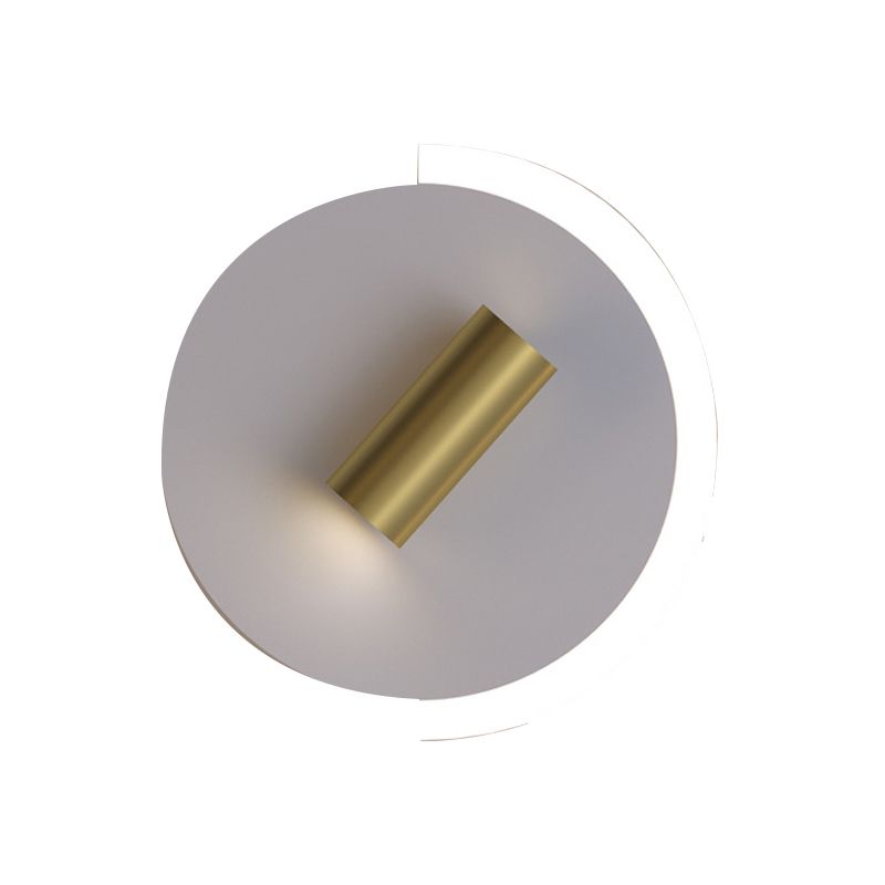 Modern Rotatable Sconce Light Metal 2 Light Wall Lamp in White