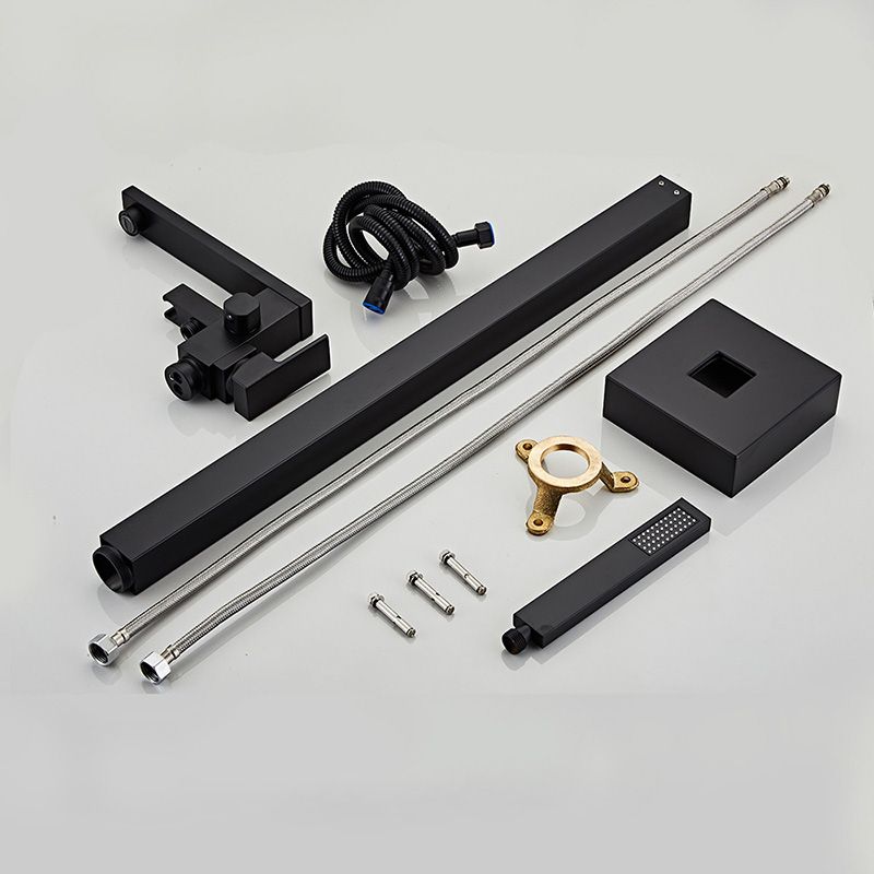 Modern Floor Mounted Freestanding Faucet 1-Handle Fixed Bath Filler Trim