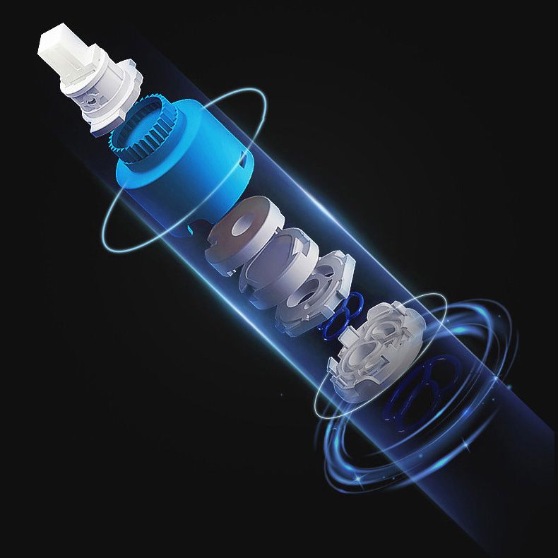 Modern Freestanding Tub Filler Floor Mounted Tub Faucet with Dual Handle