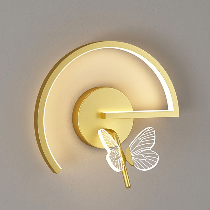 Modern Unique Shape Wall Mount Light Fixture 1 Light Wall Light Sconce for Living Room