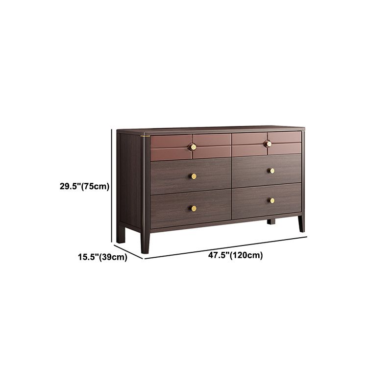 Square Straight Legs Accent Chest Mid-Century Modern Chest with Drawer