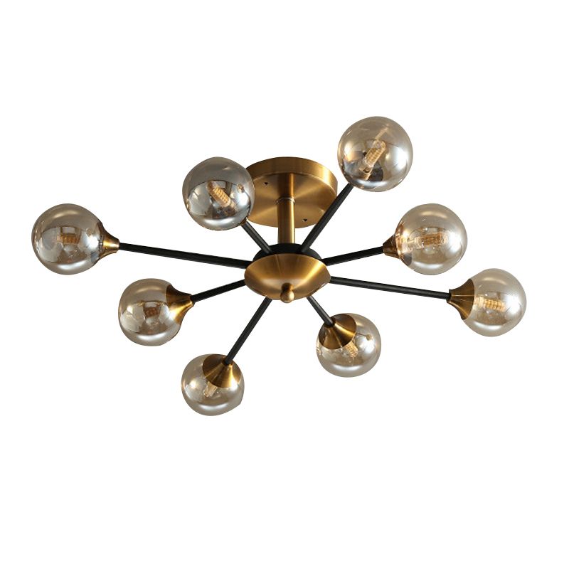 Glass Flush Mount Modern Style Flush Mount Lighting for Bedroom