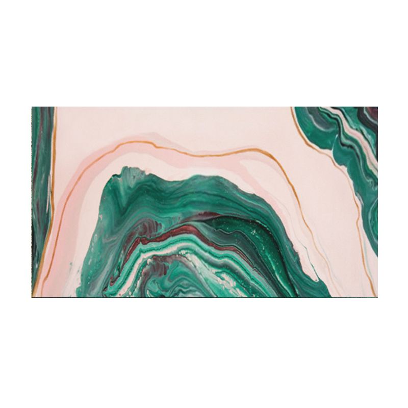 Tapis moderne élégant tapis en polyester gris motif géométrique motif de support sans glissement pour chambre à coucher