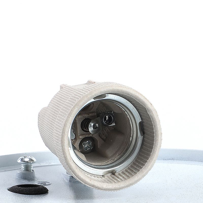 Simplicity Lámpara de techo para balcón, resistente al agua, a prueba de herrumbre, 1 luz de montaje empotrado para exteriores