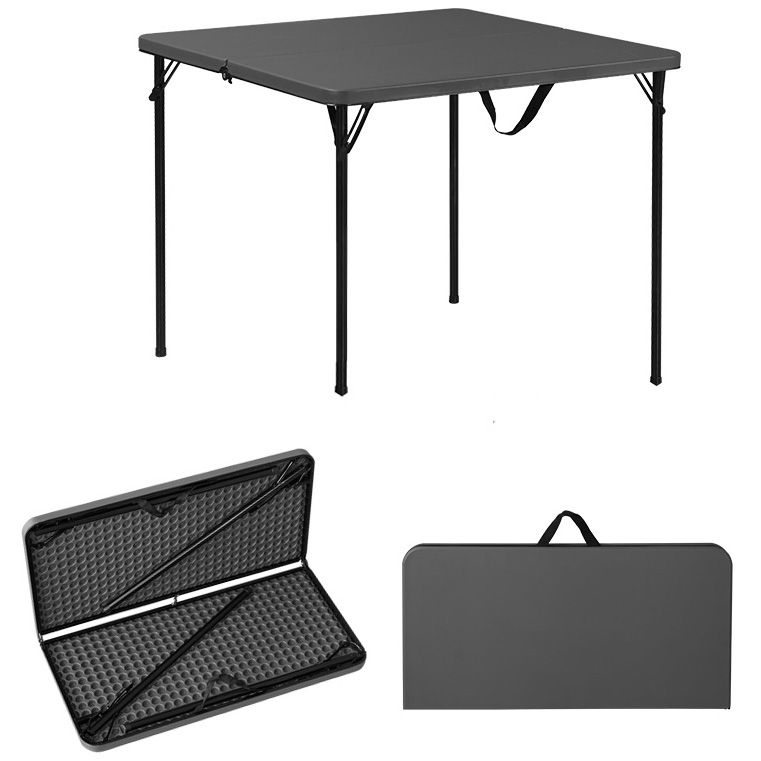 Contemporary Square Dining Table Plastic Folding Catio Table