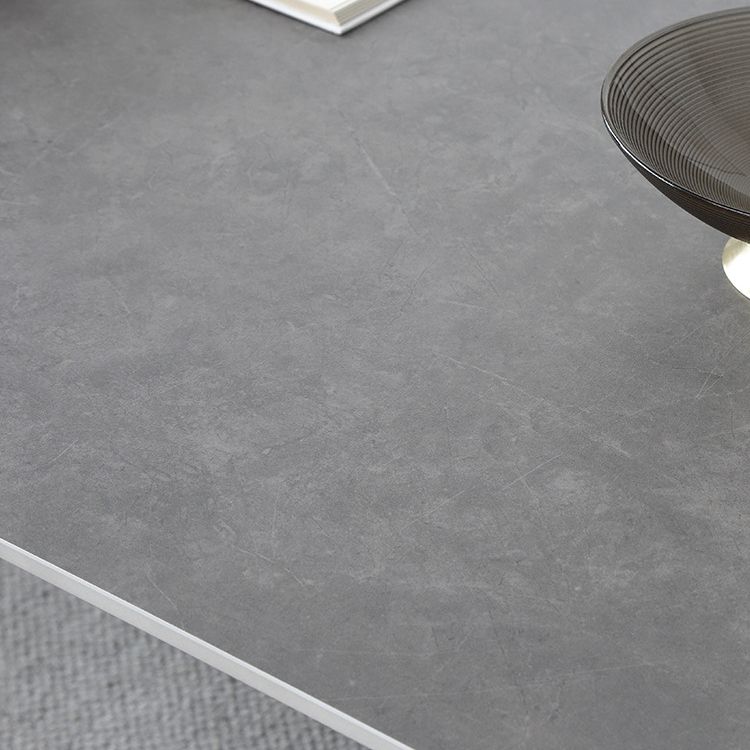 Modern Sintered Stone Top Dining Set Rectangle 1/3/4/5 Pieces Wooden Dining Room Table Set