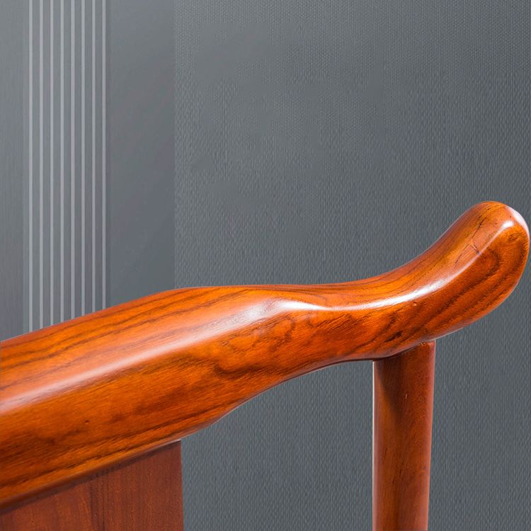 Traditional Style Solid Wood Side Chair Matte Finish Slat Back Dining Chair