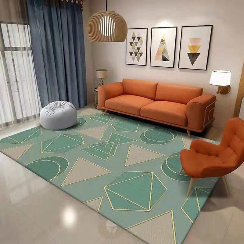 Prachtig tapijt Modern Area Rug Polyester Stain Resistent Washable Area Rug voor woonkamer