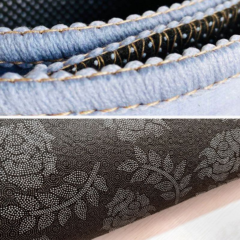 Abstract Indoor Rug Polyester Marble Print Carpet Washable Area Rug for Living Room