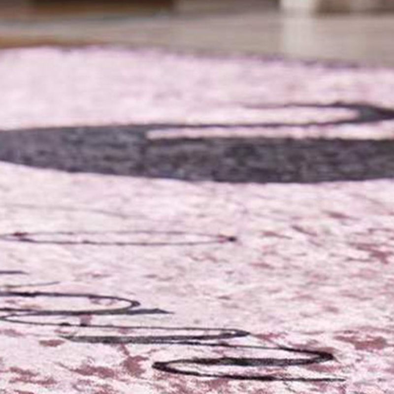 Gray Modern Carpet Polyester Hexagon Carpet Washable Carpet for Home Decor