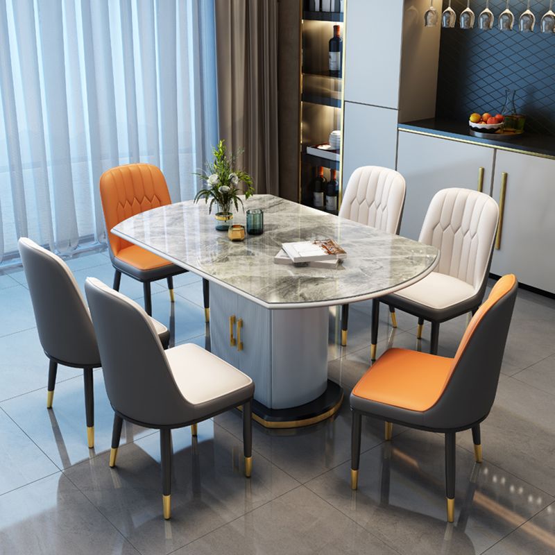 1/5/7 Piece Contemporary Style Dining Room Chair and Table Set