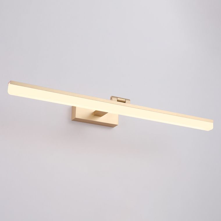 Specchio contemporaneo a LED LED Prononi leggeri con ombra acrilica per il bagno