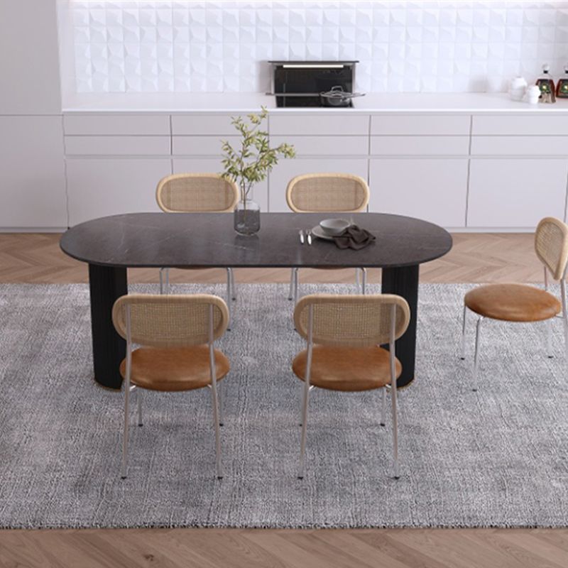 Sintered Stone Esstisch Luxus Doppelpodestisch für Esszimmer