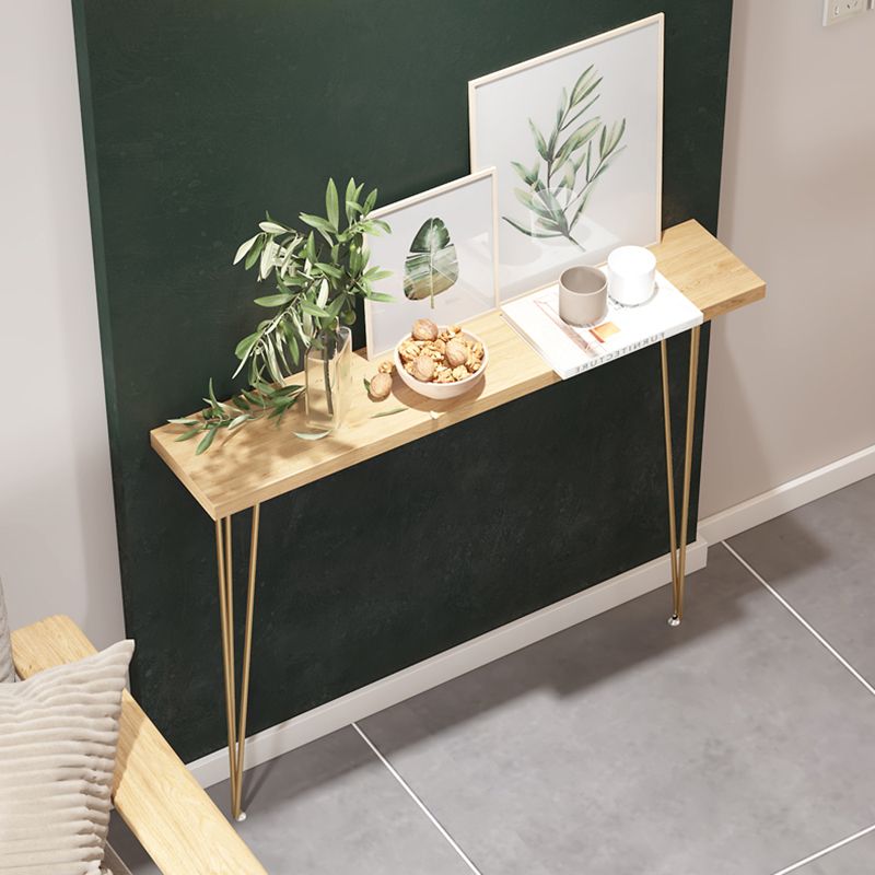 Rectangle Shape Contemporary Console Table Natural Console Sofa Table