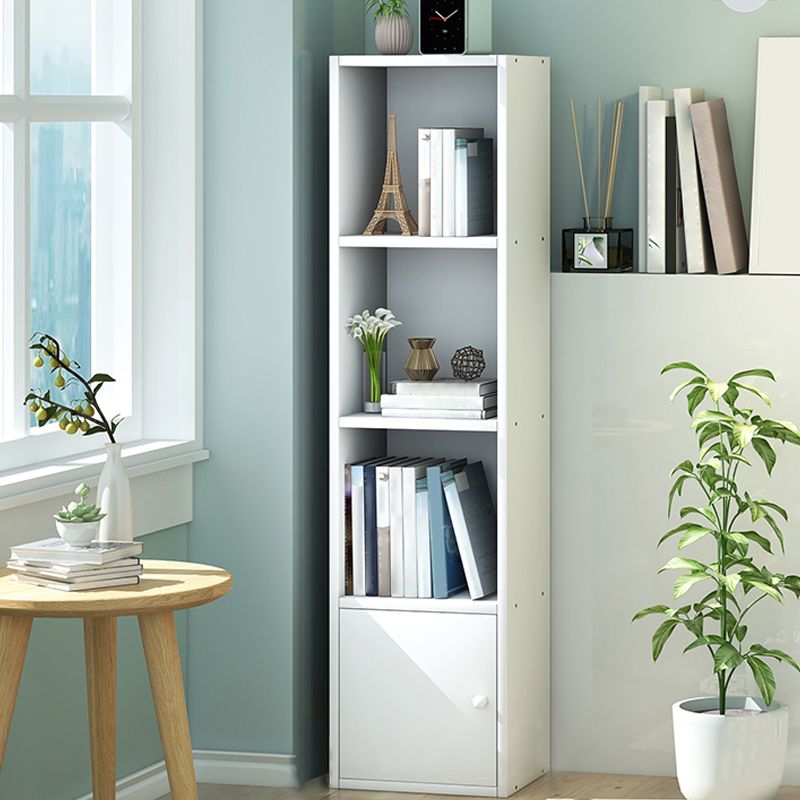 Wooden Bookcase Modern Style Home Living Room Corner Bookshelf