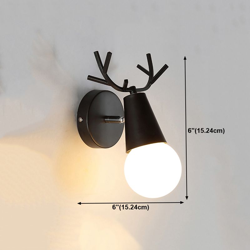 Luz de pared de una sola luz de pared de pared de metal única luz de pared de pared de luz individual
