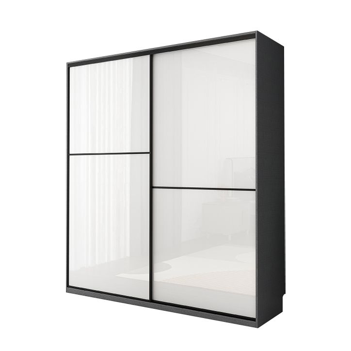 Modern Home Wardrobe Cabinet Engineered Wood Wardrobe with Drawer