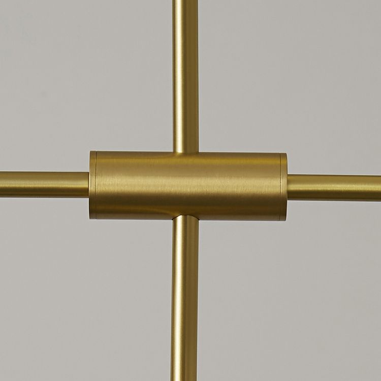 Lámpara de comedor de cocina de mesa de comedor simple nórdica en oro