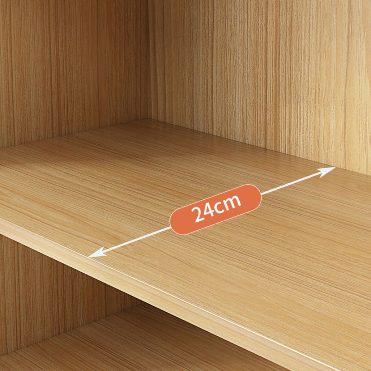 Closed Back Bookcase Engineered Wood Bookshelf for Home Office Study Room