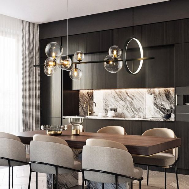 Fissaggio del lampadario a sospensione lampadario a globo moderno lampadario in vetro lampadario in vetro