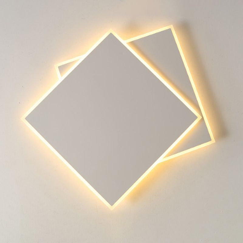 White LED Ceiling Light Contemporary Flush Mount Lighting for Restaurant