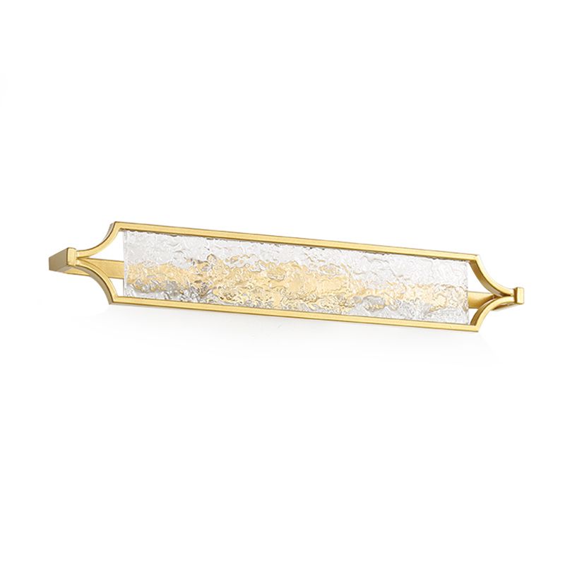 Modern Gold Mirror Lamp Acrylic Vanity Wall Light Fixture for Bathroom