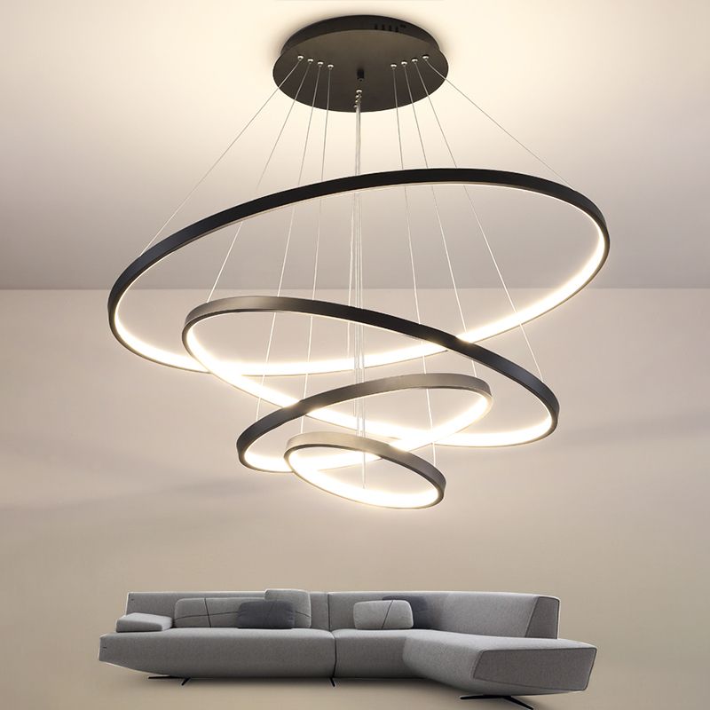 Contemporary Chandelier Lighting Fixture Multi-tier Chandelier Pendant Light for Bedroom