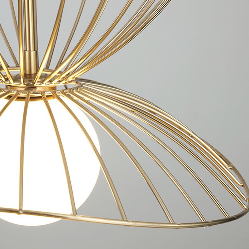 Iron Iron Contemporary sospeso a sospensione Light 1 ciondolo a 1 luce per sala da pranzo