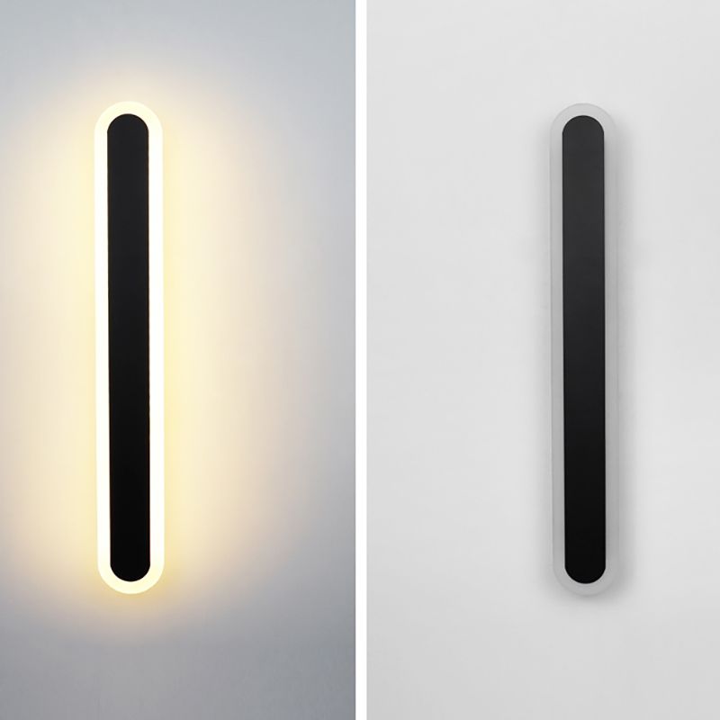 Nordic Minimalist Wall Mount Lamp Bedroom Bedside LED Line Wall Sconce Light Fixture