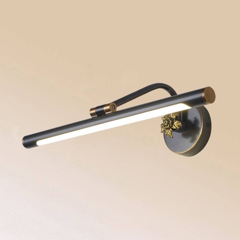 Adjustable Tube Bath Vanity Mirror Light Vintage Metal LED Wall Mount Light Fixture