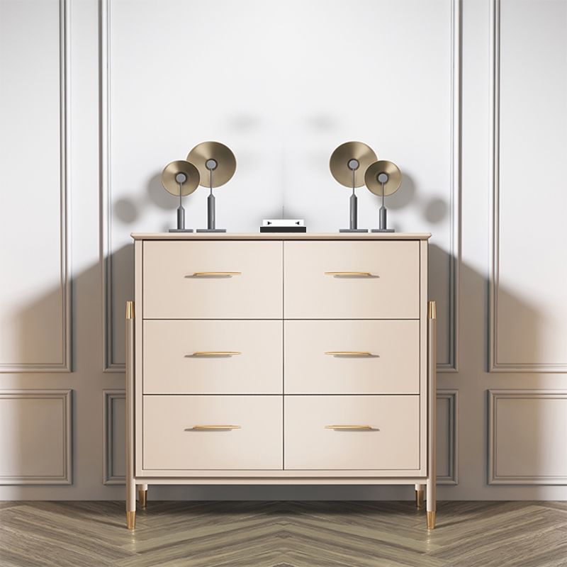 Contemporary Glam Lingerie Chest Birch Storage Chest Dresser for Home Office