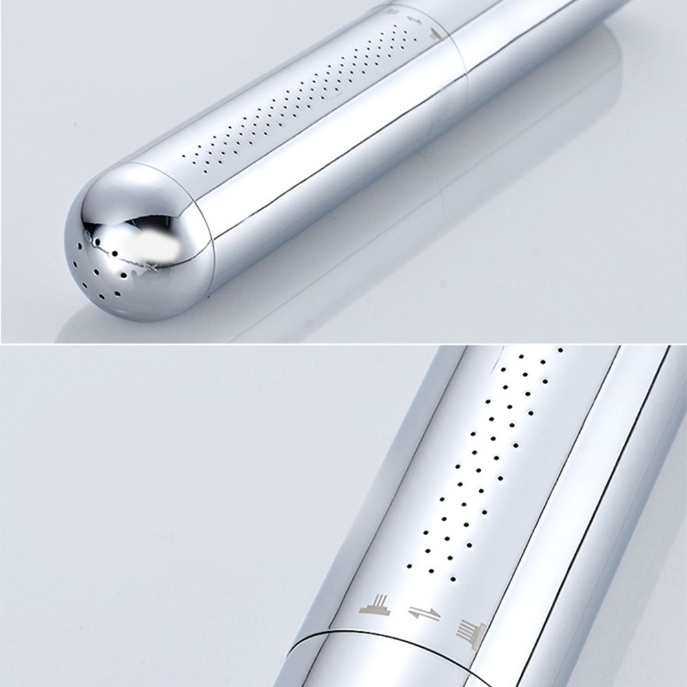 Simple Handheld Shower Head Square 304 Stainless Steel Shower Head